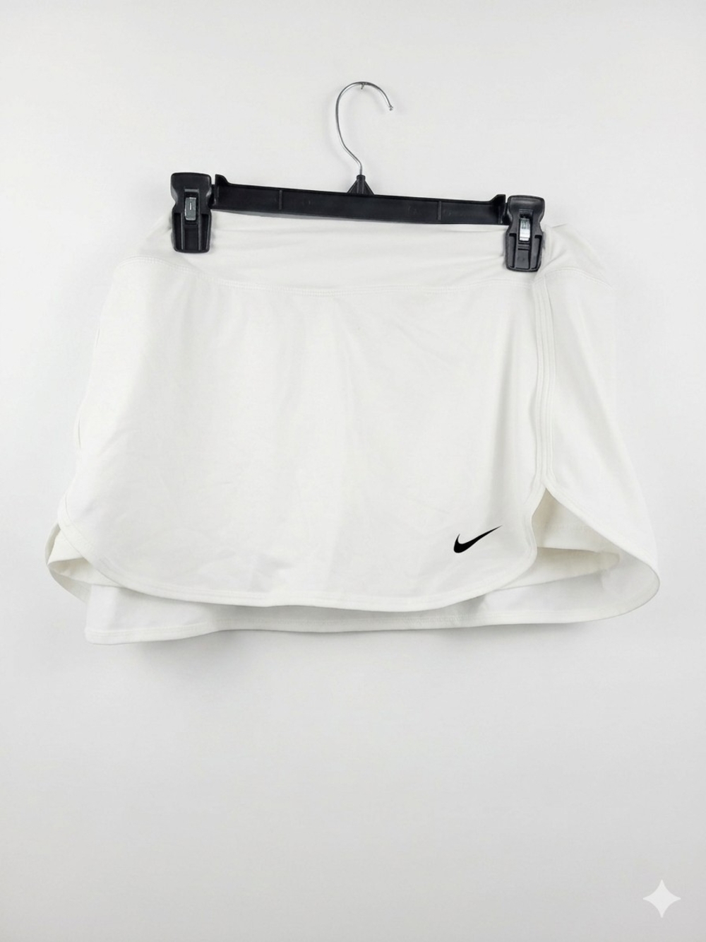 Nike White Athletic Skort with Swoosh